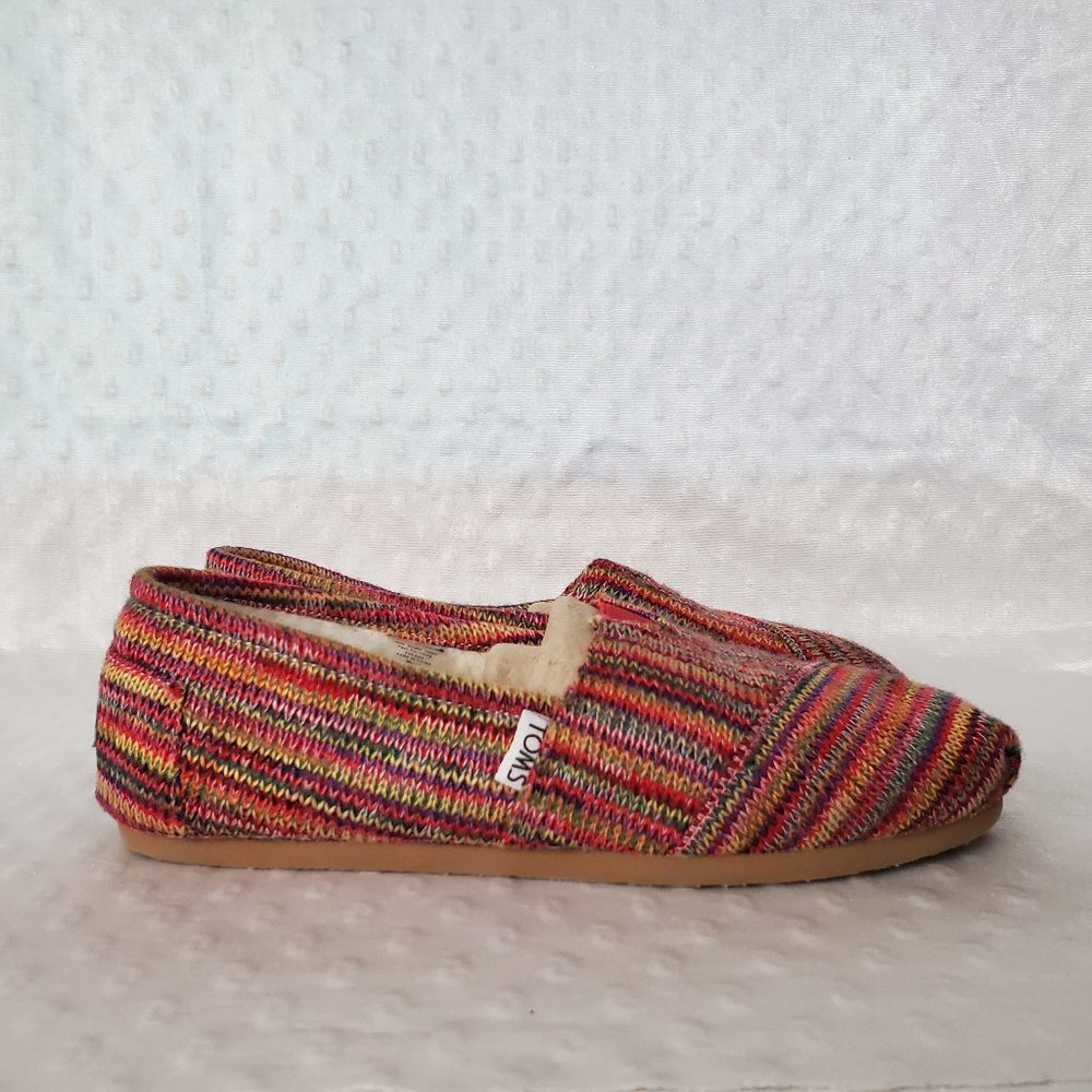 Toms Rainbow Faux Lining Slip On